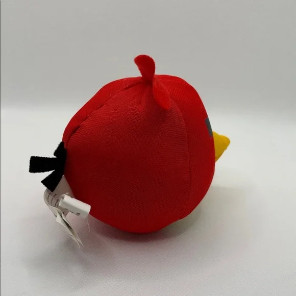 Red Angry Birds Plush Toy 2012 by Tactic Rovio Small Size - Picture 3 of 10